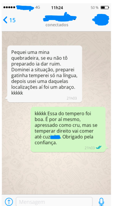 Depoimento de aluno